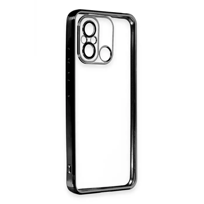 Lopard Xiaomi Redmi 12c Kılıf Razer Lensli Silikon - Siyah