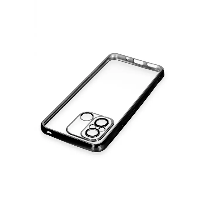 Lopard Xiaomi Redmi 12c Kılıf Razer Lensli Silikon - Siyah