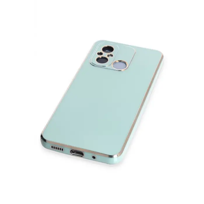 Lopard Xiaomi Redmi 12c Kılıf Volet Silikon - Açık Yeşil