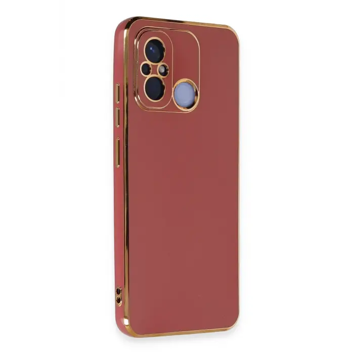 Lopard Xiaomi Redmi 12c Kılıf Volet Silikon - Kırmızı