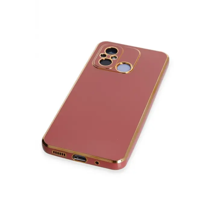 Lopard Xiaomi Redmi 12c Kılıf Volet Silikon - Kırmızı