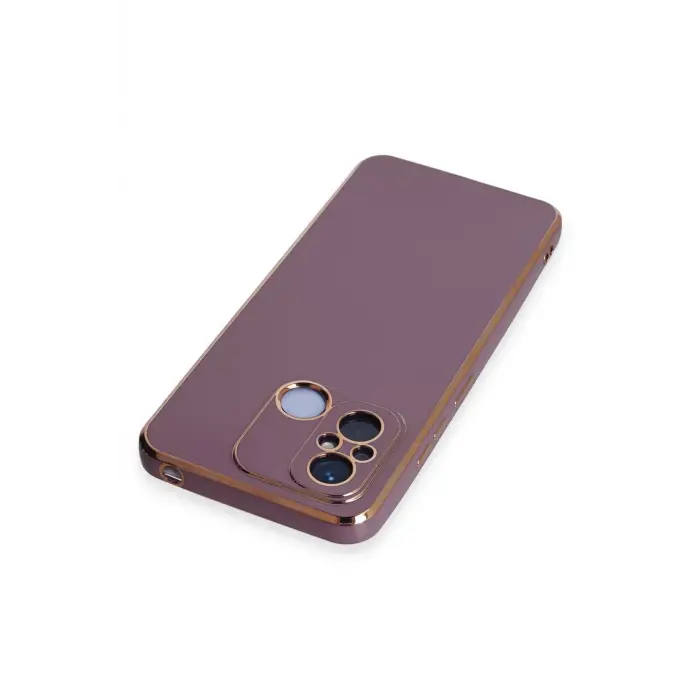 Lopard Xiaomi Redmi 12c Kılıf Volet Silikon - Mor