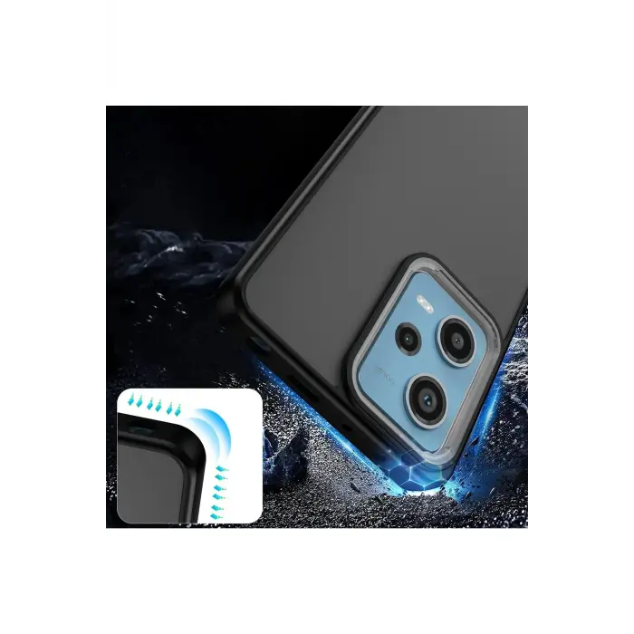 Lopard Xiaomi Redmi 13 4g Kılıf Elegant Kapak - Siyah