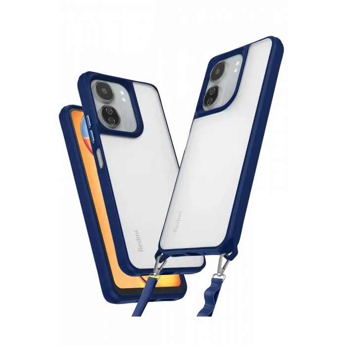 Lopard Xiaomi Redmi 13c Kılıf Penta Silikon Kılıf - Lacivert