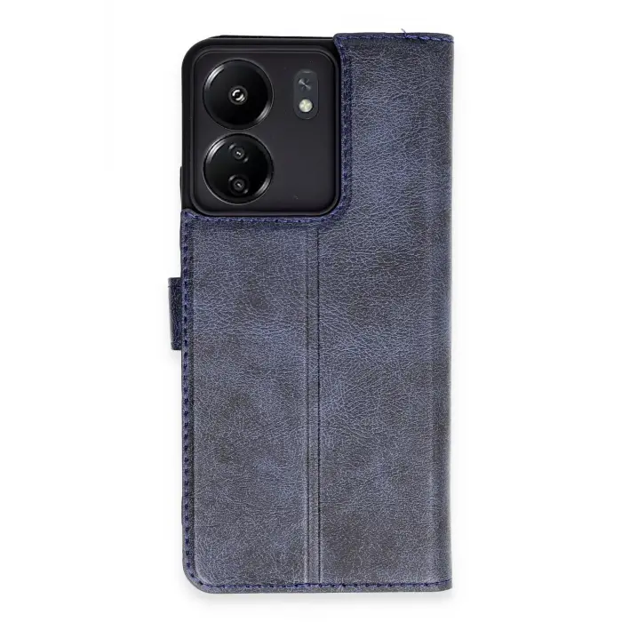 Lopard Xiaomi Redmi 13c Kılıf Trend S Plus Kapaklı Kılıf - Lacivert