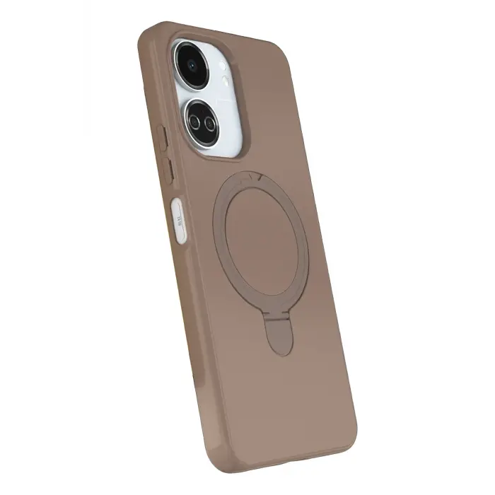 Lopard Xiaomi Redmi 13c Regal Magsafe Standlı Kapak - Çöl Titanyum