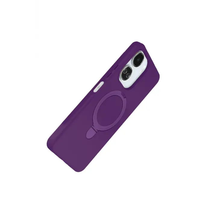 Lopard Xiaomi Redmi 13c Regal Magsafe Standlı Kapak - Derin Mor