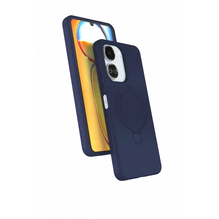 Lopard Xiaomi Redmi 13c Regal Magsafe Standlı Kapak - Lacivert