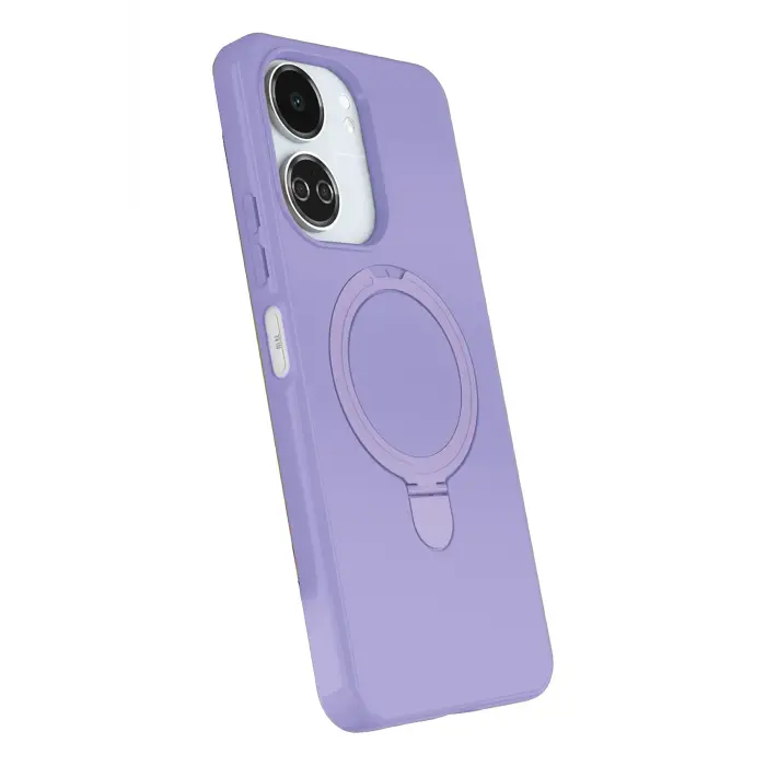 Lopard Xiaomi Redmi 13c Regal Magsafe Standlı Kapak - Lila