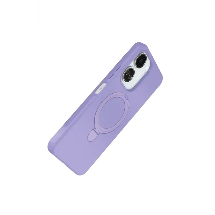 Lopard Xiaomi Redmi 13c Regal Magsafe Standlı Kapak - Lila