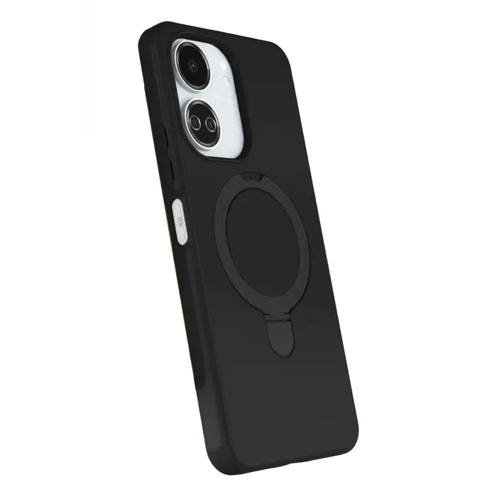 Lopard Xiaomi Redmi 13c Regal Magsafe Standlı Kapak - Siyah