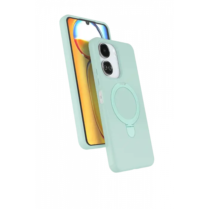 Lopard Xiaomi Redmi 13c Regal Magsafe Standlı Kapak - Su Yeşili