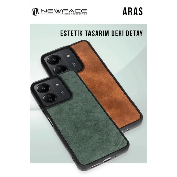 Lopard Xiaomi Redmi 14c Kılıf Aras Deri Kapak - Taba