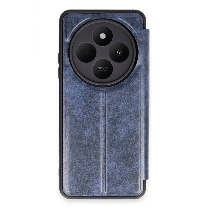 Lopard Xiaomi Redmi 14c Kılıf Flip Cover - Lacivert