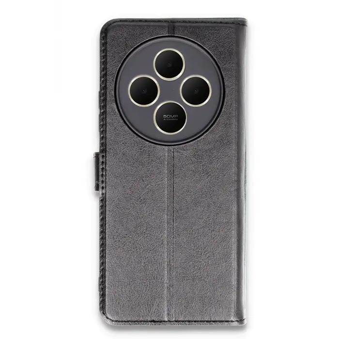 Lopard Xiaomi Redmi 14c Kılıf Trend S Plus Kapaklı Kılıf - Siyah