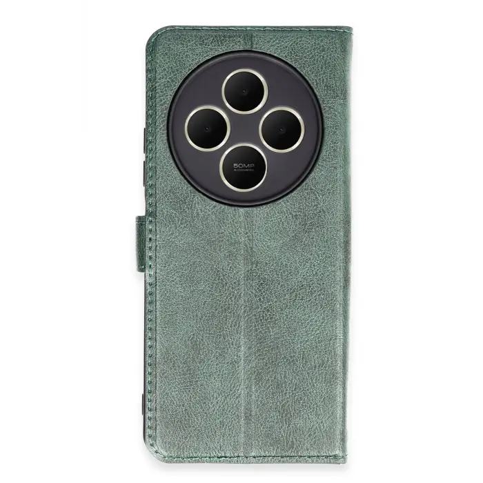 Lopard Xiaomi Redmi 14c Kılıf Trend S Plus Kapaklı Kılıf - Yeşil