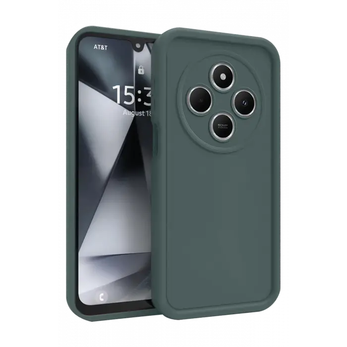 Lopard Xiaomi Redmi 14c Kılıf Viera Silikon - Koyu Yeşil