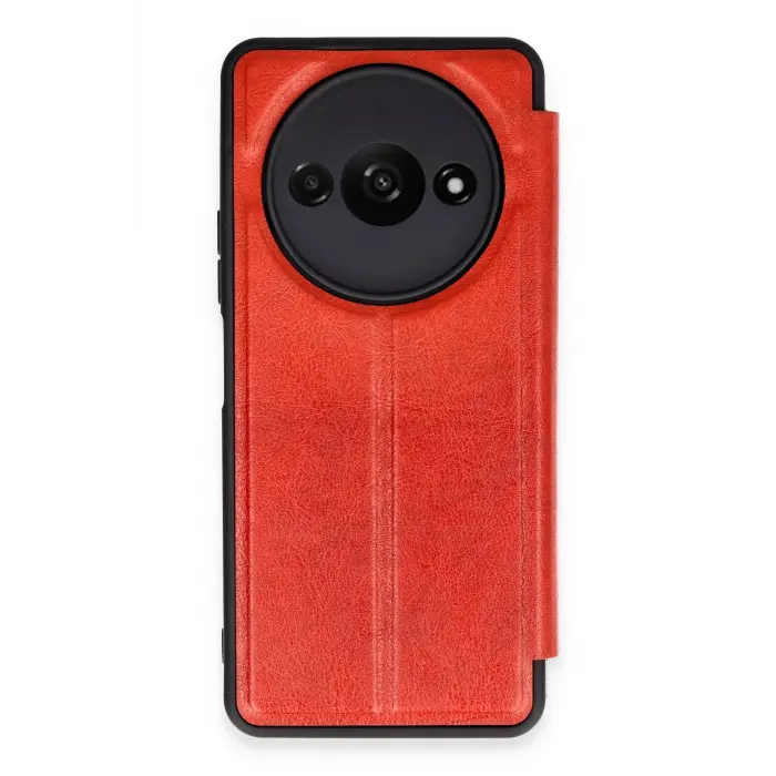 Lopard Xiaomi Redmi A3 4g Kılıf Flip Cover - Kırmızı