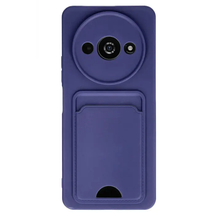 Lopard Xiaomi Redmi A3 4g Kılıf Kelvin Kartvizitli Silikon - Lacivert