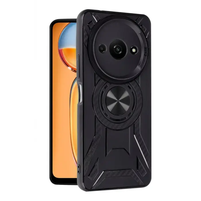 Lopard Xiaomi Redmi A3 4g Kılıf Lincoln Silikon - Siyah