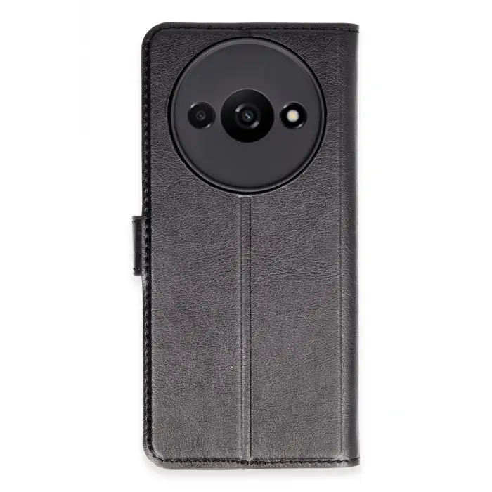 Lopard Xiaomi Redmi A3 4g Kılıf Trend S Plus Kapaklı Kılıf - Siyah