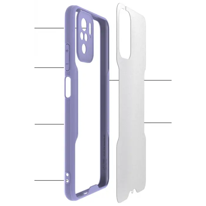 Lopard Xiaomi Redmi Note 10 Kılıf Platin Silikon - Yeşil