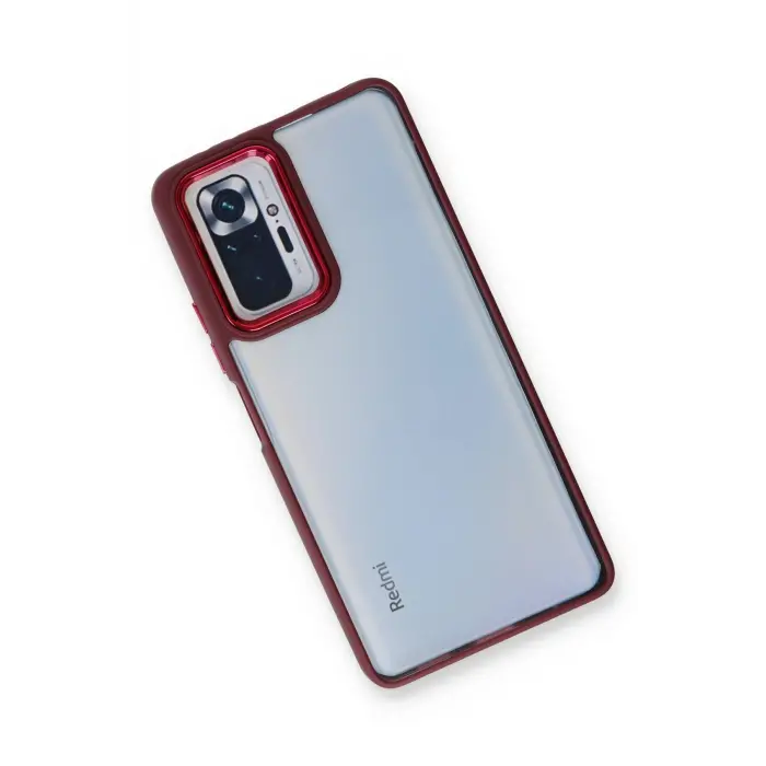 Lopard Xiaomi Redmi Note 10 Pro Kılıf Dora Kapak - Kırmızı