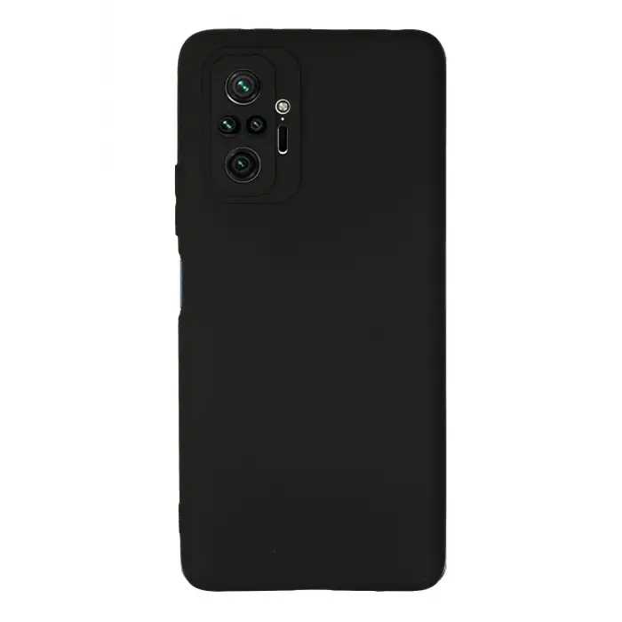 Lopard Xiaomi Redmi Note 10 Pro Kılıf First Silikon - Siyah