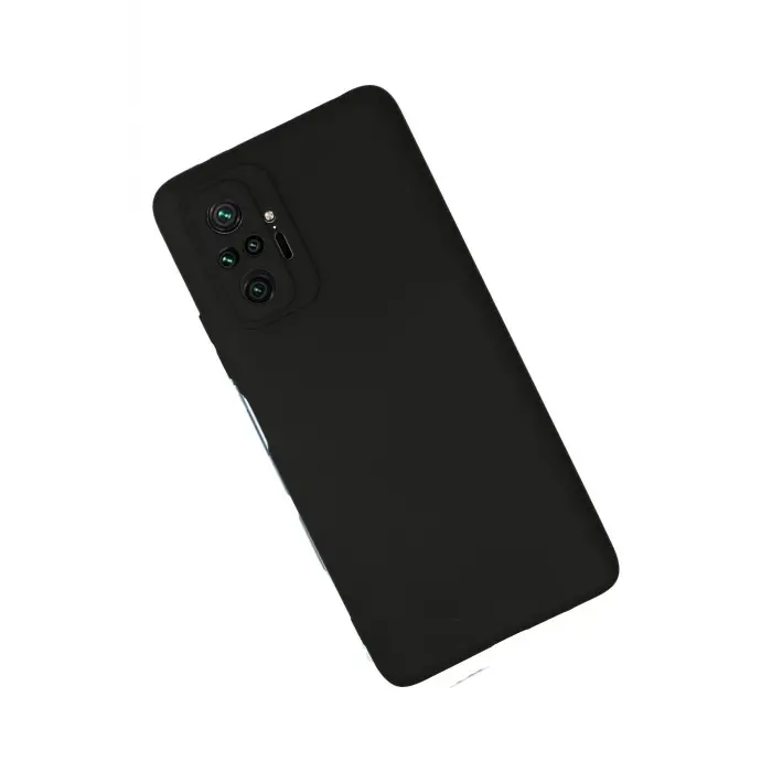 Lopard Xiaomi Redmi Note 10 Pro Kılıf First Silikon - Siyah