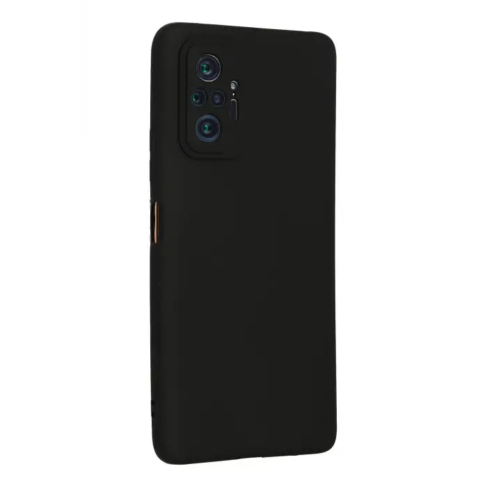 Lopard Xiaomi Redmi Note 10 Pro Kılıf First Silikon - Siyah