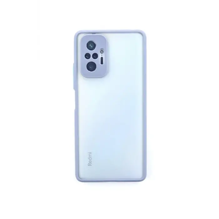 Lopard Xiaomi Redmi Note 10 Pro Kılıf Montreal Silikon Kapak - Gri