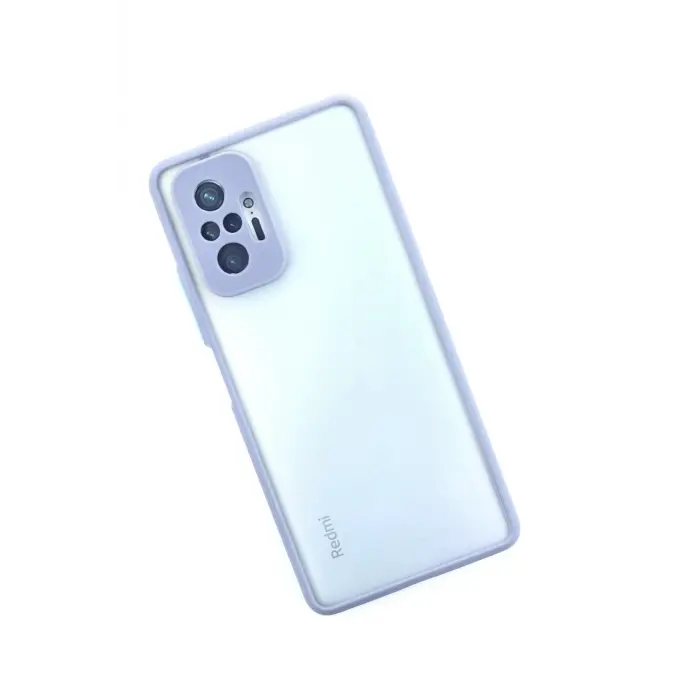 Lopard Xiaomi Redmi Note 10 Pro Kılıf Montreal Silikon Kapak - Gri
