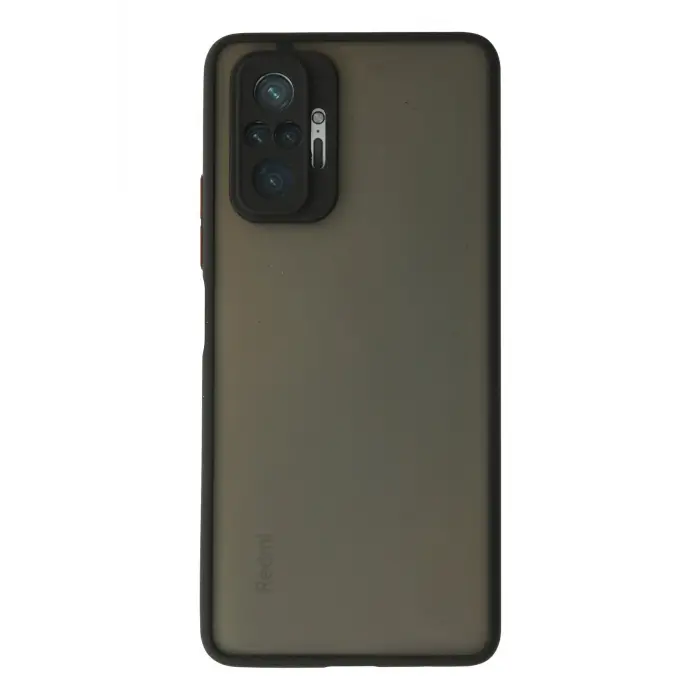 Lopard Xiaomi Redmi Note 10 Pro Kılıf Montreal Silikon Kapak - Siyah