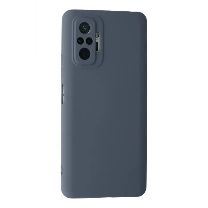 Lopard Xiaomi Redmi Note 10 Pro Kılıf Nano İçi Kadife Silikon - Gri