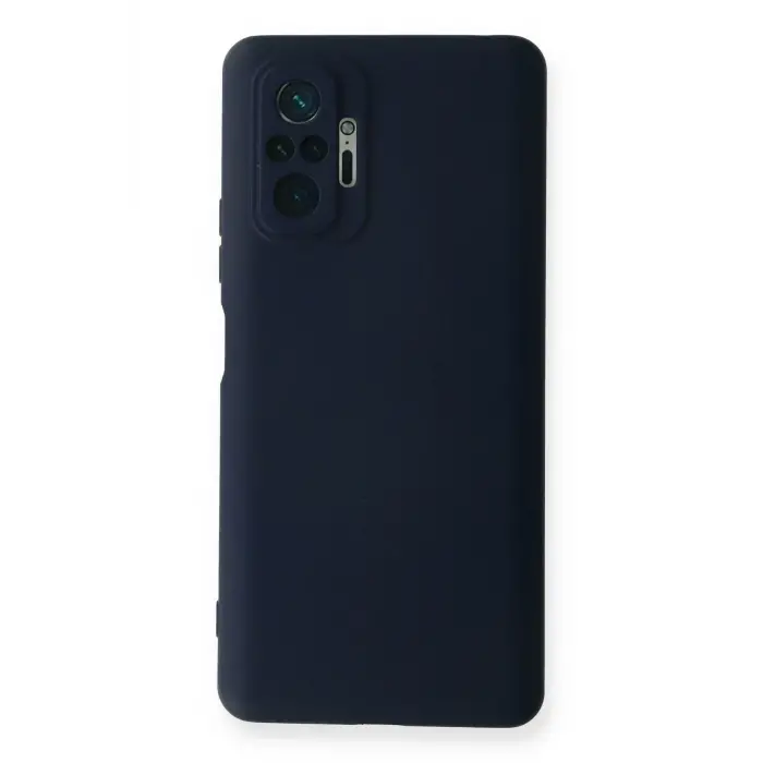 Lopard Xiaomi Redmi Note 10 Pro Kılıf Nano İçi Kadife Silikon - Lacivert