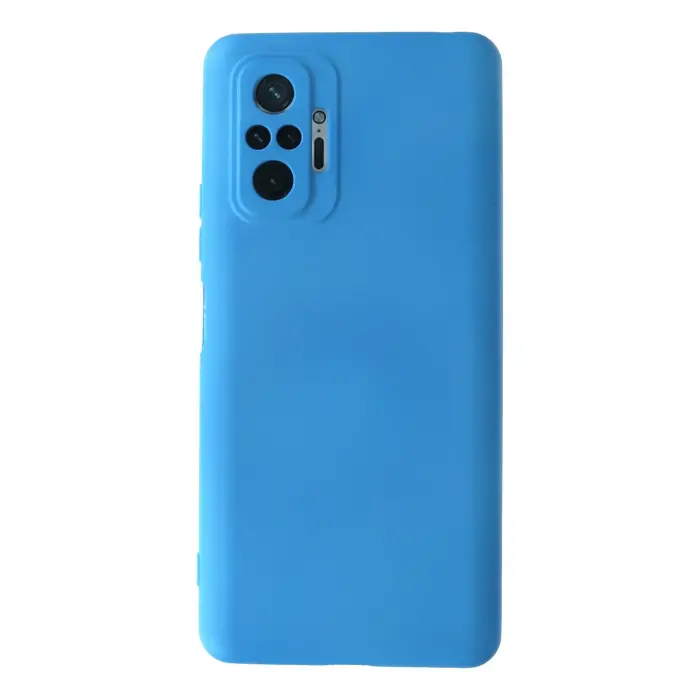 Lopard Xiaomi Redmi Note 10 Pro Kılıf Nano İçi Kadife Silikon - Mavi