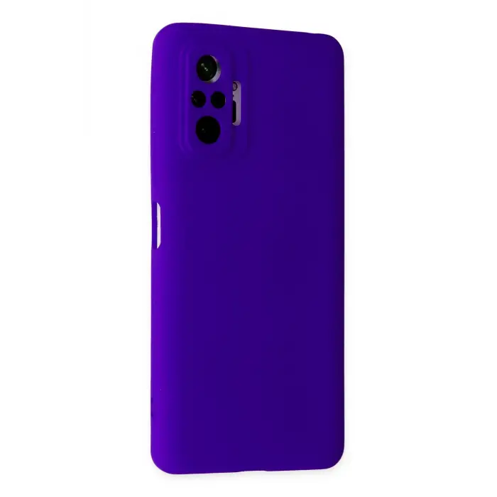 Lopard Xiaomi Redmi Note 10 Pro Kılıf Nano İçi Kadife Silikon - Mor