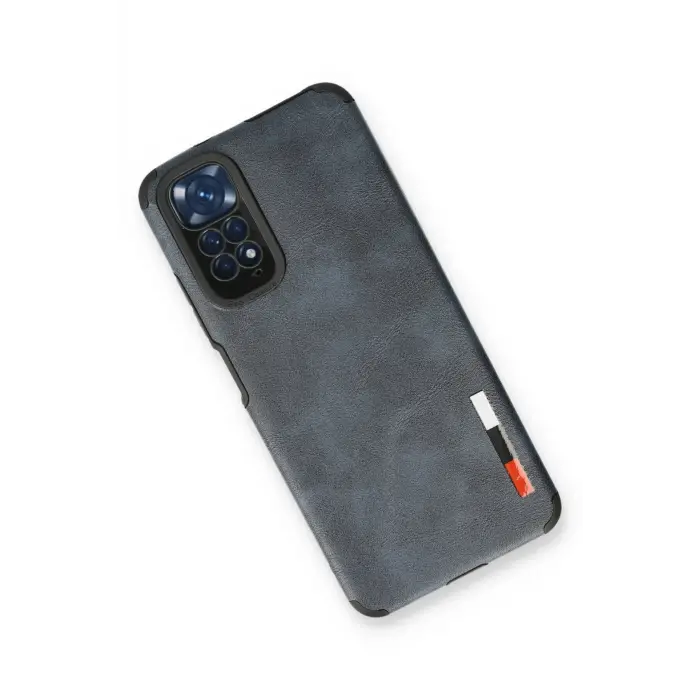 Lopard Xiaomi Redmi Note 11 Kılıf Loop Deri Silikon - Lacivert