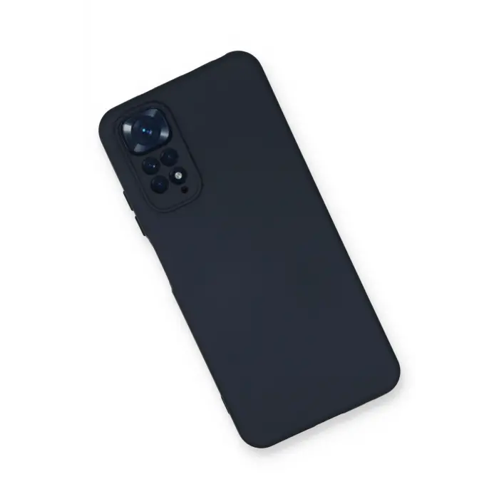 Lopard Xiaomi Redmi Note 11 Kılıf Nano İçi Kadife Silikon - Lacivert