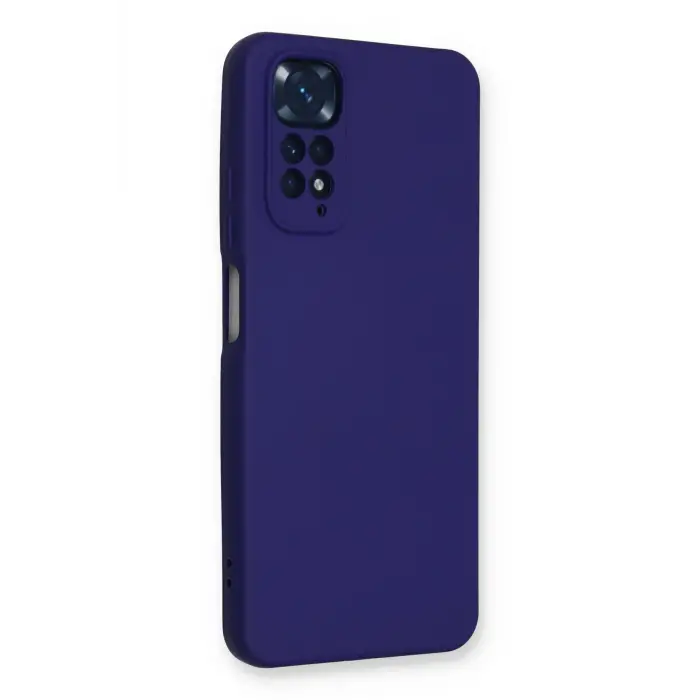Lopard Xiaomi Redmi Note 11 Kılıf Nano İçi Kadife Silikon - Mor
