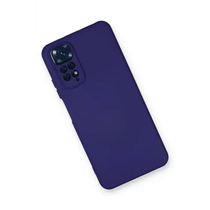 Lopard Xiaomi Redmi Note 11 Kılıf Nano İçi Kadife Silikon - Mor