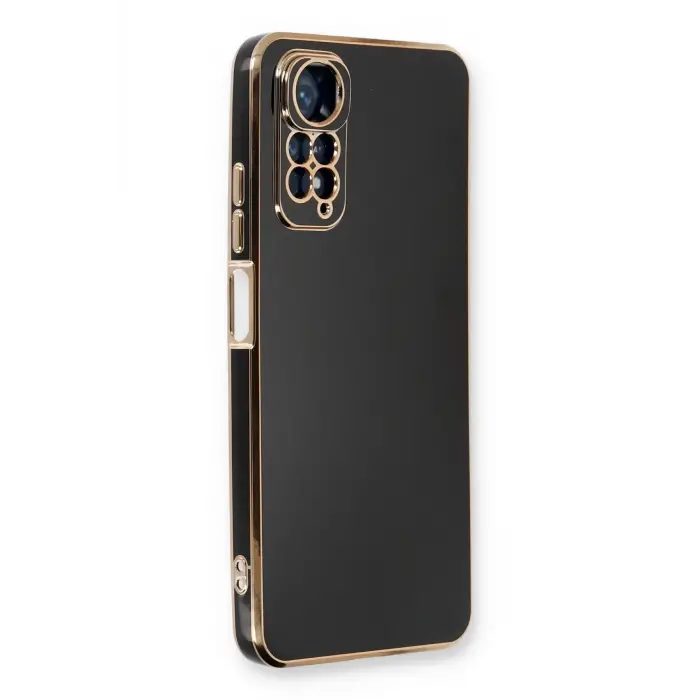 Lopard Xiaomi Redmi Note 11 Kılıf Volet Silikon - Siyah