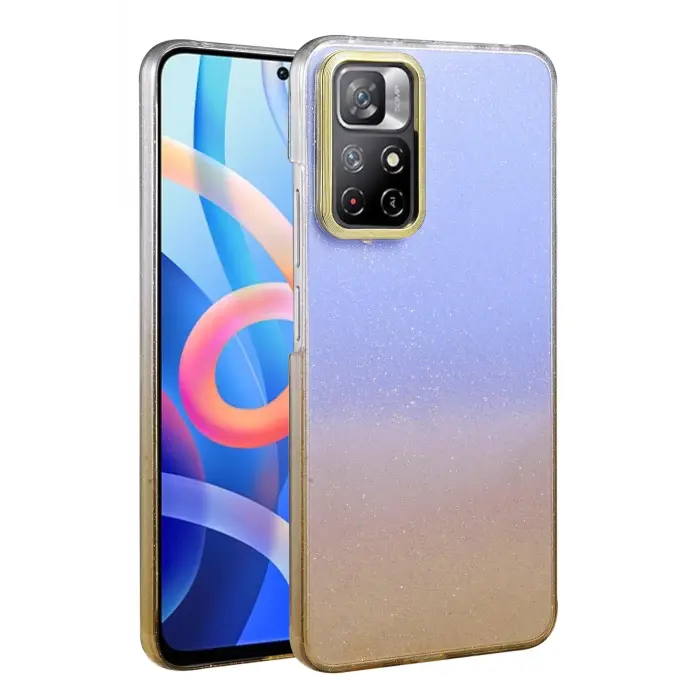 Lopard Xiaomi Redmi Note 11 Pro Glossy Kapak - Çöl Titanyum