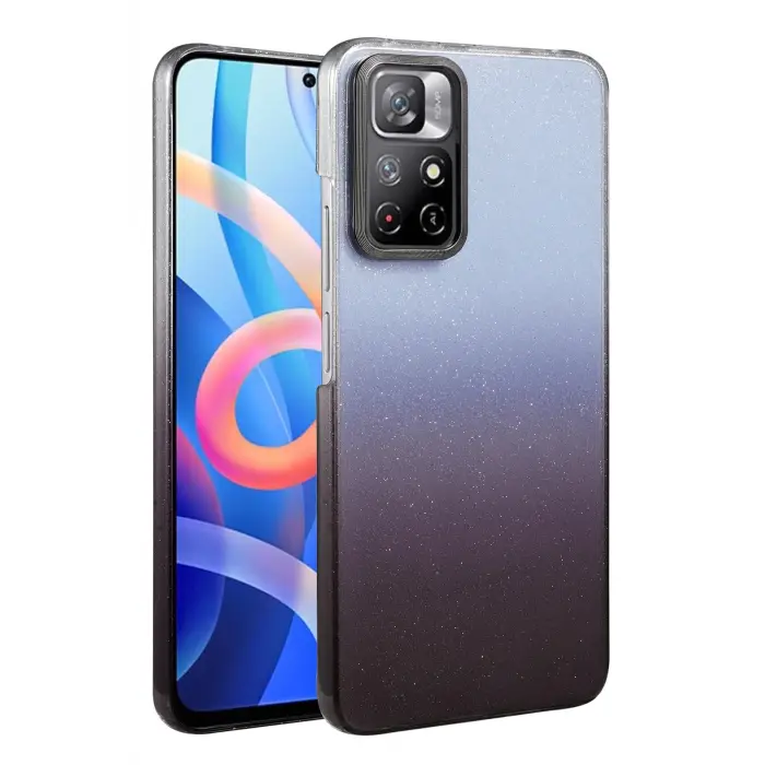 Lopard Xiaomi Redmi Note 11 Pro Glossy Kapak - Siyah
