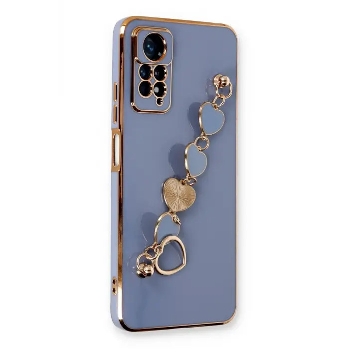 Lopard Xiaomi Redmi Note 11 Pro Kılıf Esila Silikon - Gri