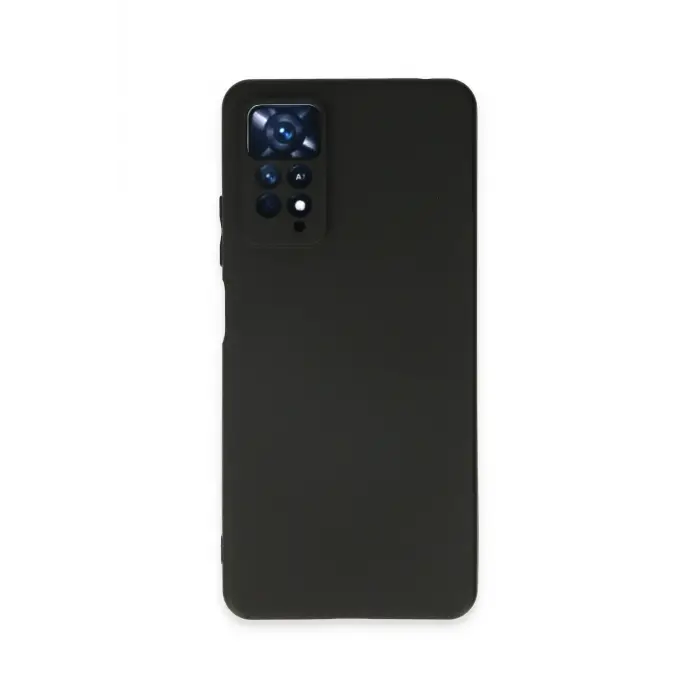 Lopard Xiaomi Redmi Note 11 Pro Kılıf First Silikon - Siyah