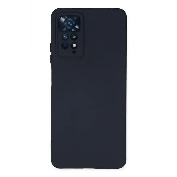 Lopard Xiaomi Redmi Note 11 Pro Kılıf Nano İçi Kadife Silikon - Lacivert