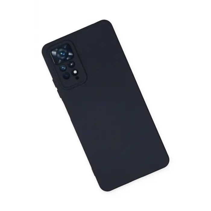 Lopard Xiaomi Redmi Note 11 Pro Kılıf Nano İçi Kadife Silikon - Lacivert