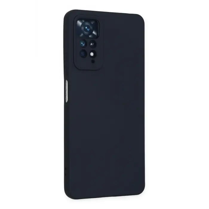 Lopard Xiaomi Redmi Note 11 Pro Kılıf Nano İçi Kadife Silikon - Lacivert