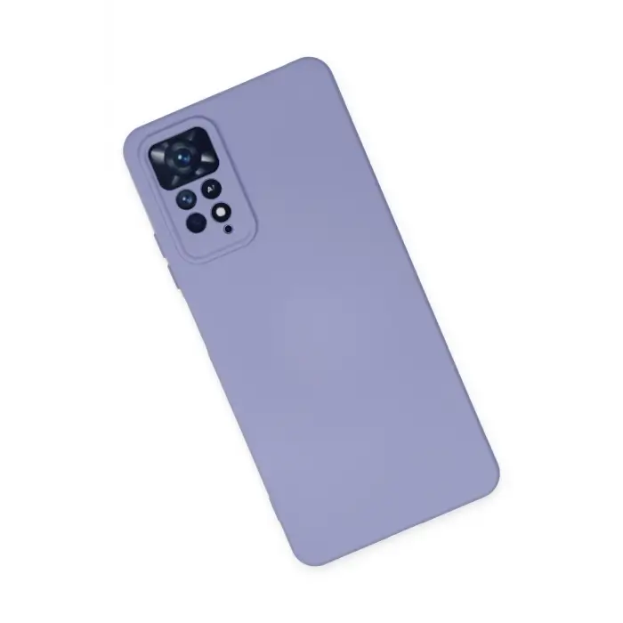 Lopard Xiaomi Redmi Note 11 Pro Kılıf Nano İçi Kadife Silikon - Lila